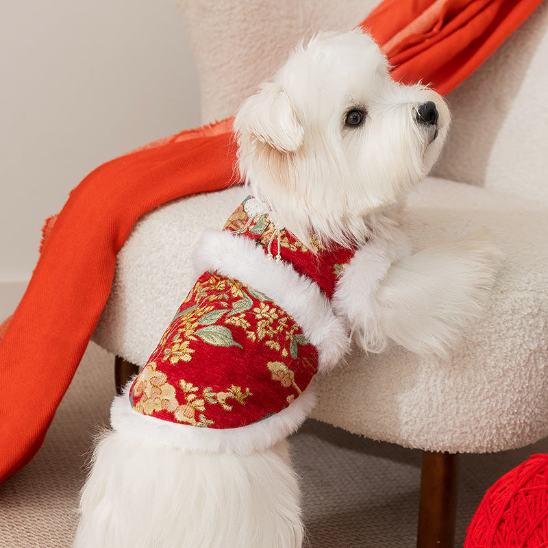 The Royal Garden Suede-Touch Vest